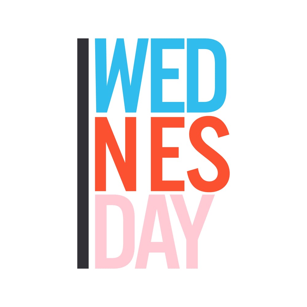 Wednesday Colorful