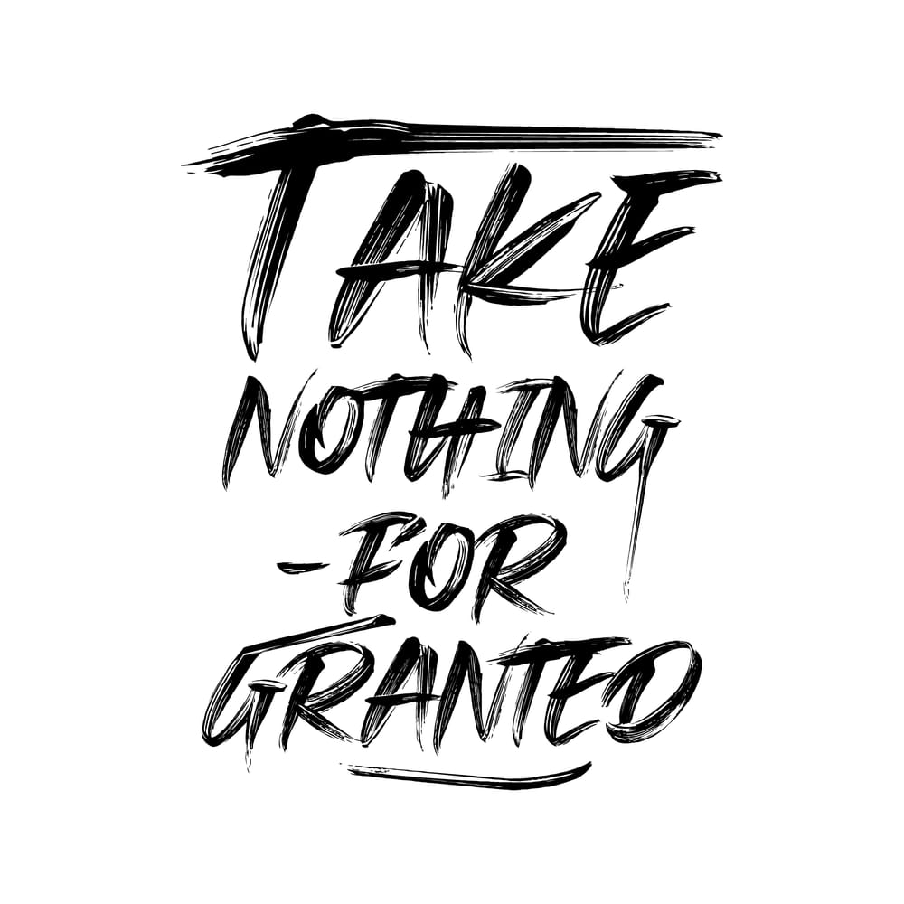 Take Nothing For Granted