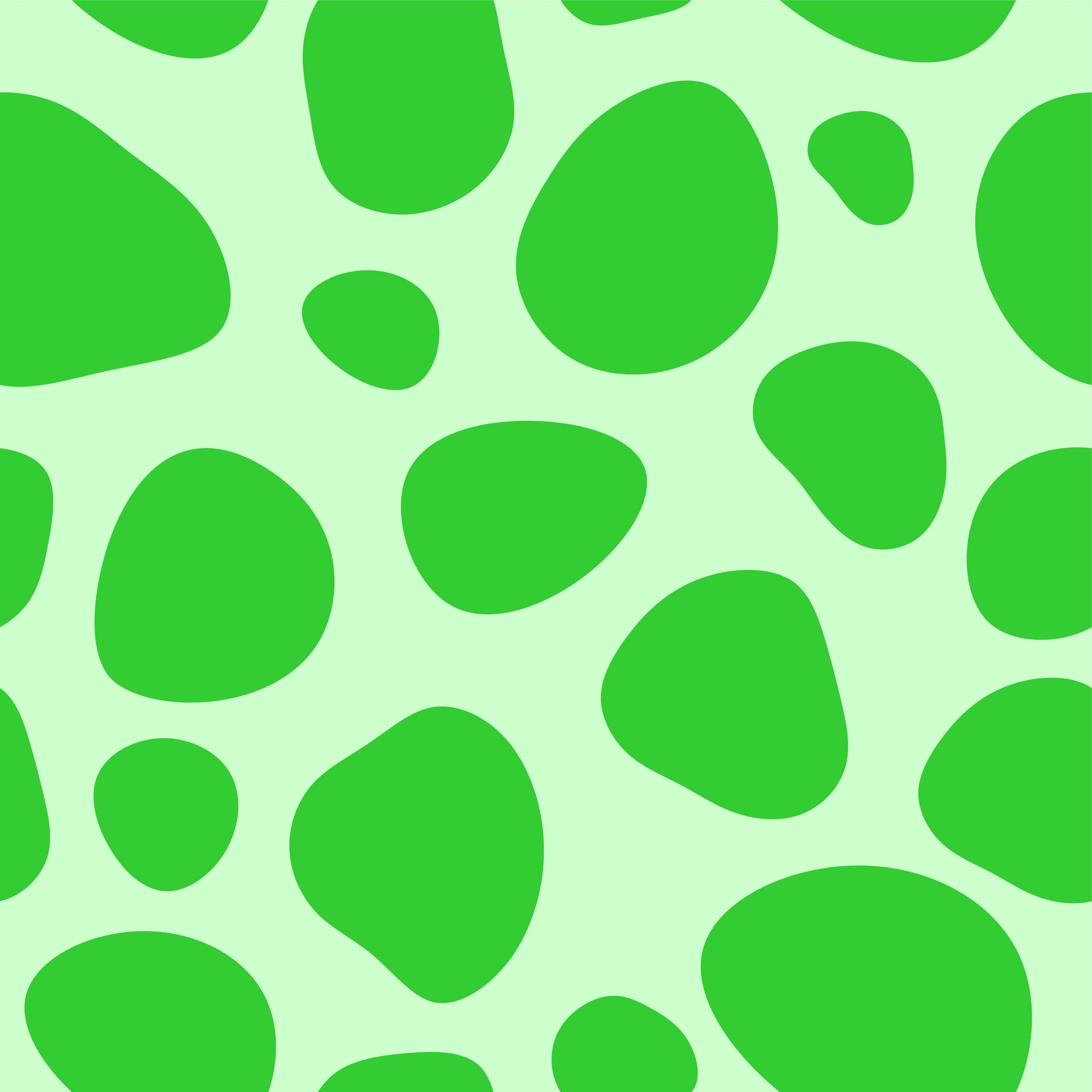 Blob Print Seamless Pattern