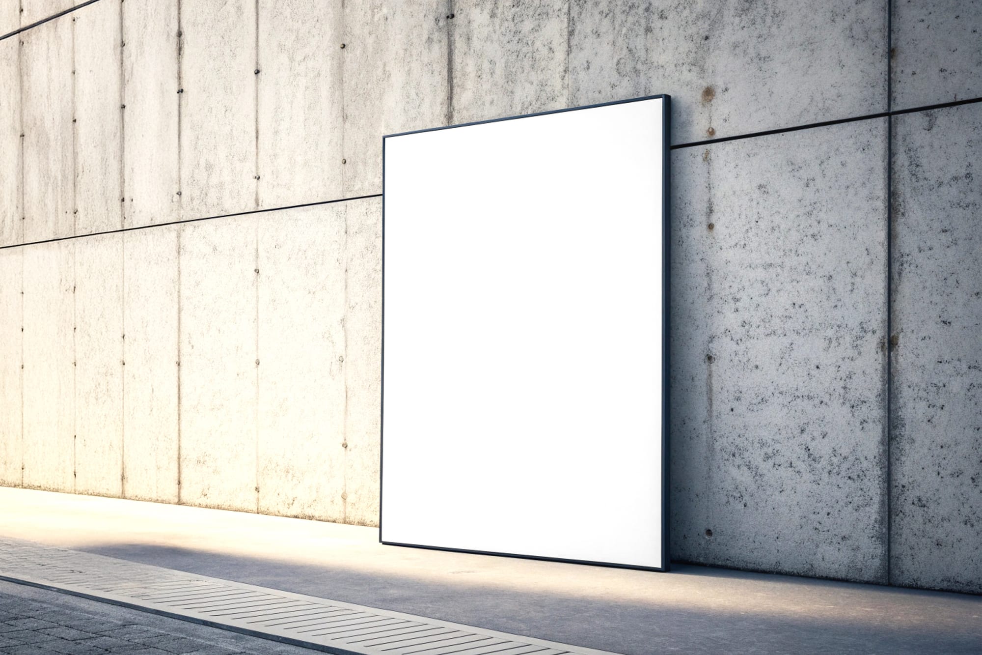 Frame Mockup Leaning on Wall