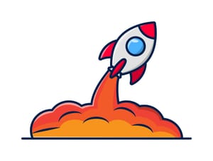 Rocket Launch Clipart