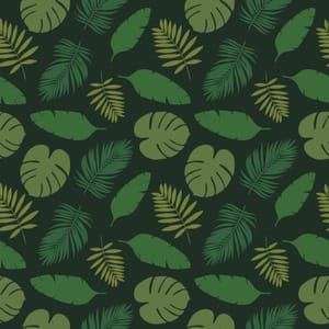 Tropical Leaves Pattern
