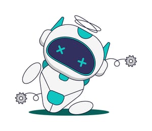 Cute Broken Robot