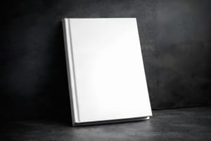 Book Mockup on Dark Background