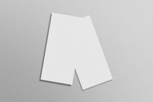 Clean DL Paper Mockup