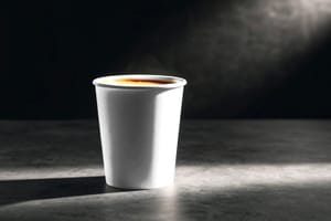 Coffee Cup on Dark Background