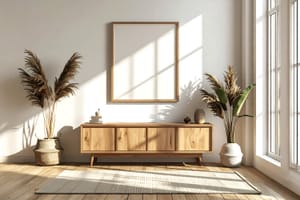 Cozy Room Interior Display Mockup Scene