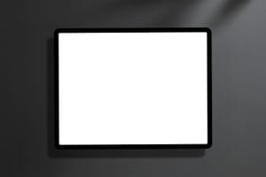 Dark Screen Device Display Mockup Scene