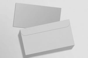 Envelope And Letter Branding Mockup Scene