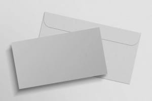 Envelope Stack Branding Display Mockup Scene