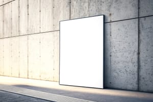 Frame Mockup Leaning on Wall