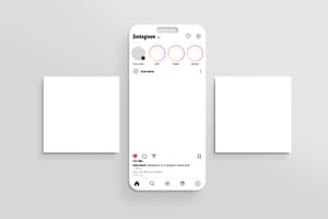 Instagram Mockup Minimalist