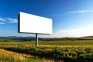 Landscape Billboard Marketing Display Mockup Scene