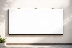 Light Billboard Mockup