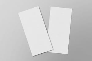 Minimal DL Paper Stationery Mockup