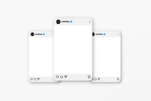 Minimal Instagram Feed Mockup