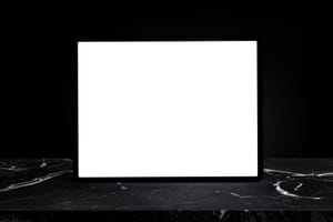 Minimal Laptop Device Display Mockup Scene