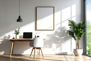 Modern Interior Display Mockup Scene