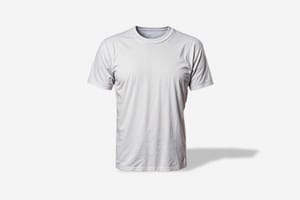 Plain White T-Shirt Mockup