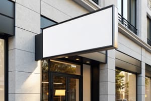 Signboard Landscape Mockup