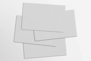 Simple Paper Letter Branding Mockup Scene