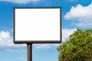 Square Billboard Mockup