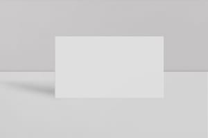 Standing Business Card Mockup