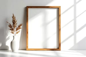 Sunlight Frame Poster Display Mockup Scene