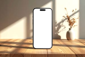 Sunlight Phone Product Display Mockup Scene
