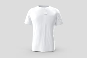 T-Shirt and Label Tag Mockup