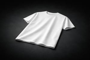 T-shirt Mockup on Dark Background