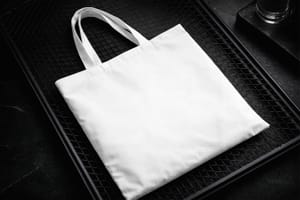 Totebag Mockup on Dark Background