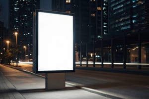 Vertical Billboard Mockup