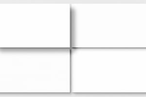 Vibrant Duo Horizontal Business Card Mockup