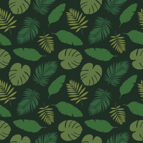 Tropical Leaves Pattern
