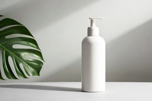 Cosmetic Pump Bottle Mockup