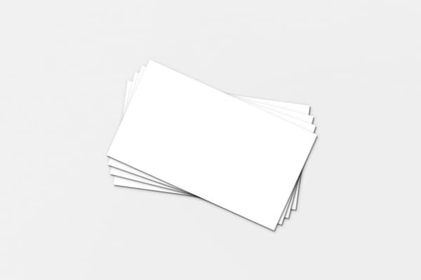 Stacked Business Card Mockup