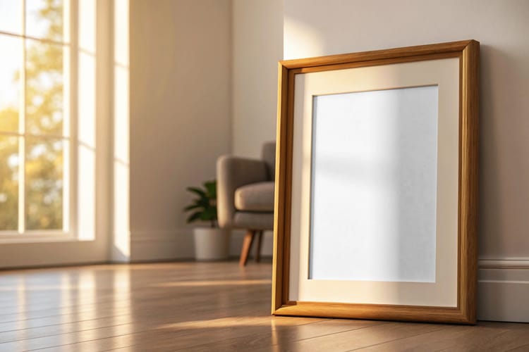 Classic Wood Frame Mockup