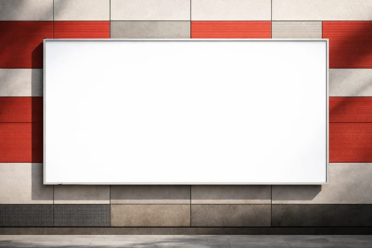 Commercial Outdoor Billboard Mockup