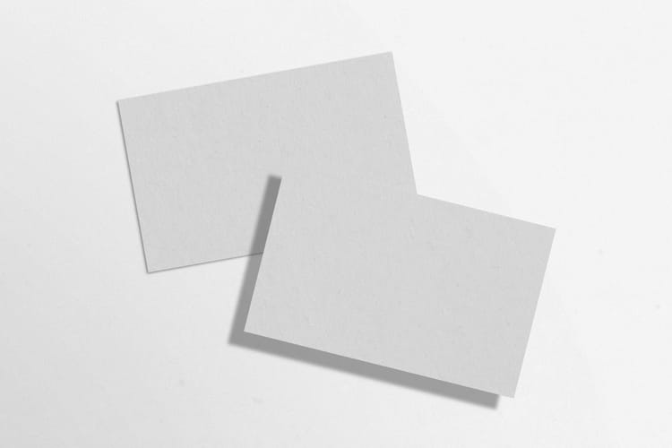 Folded Paper Branding Display Mockup Scene