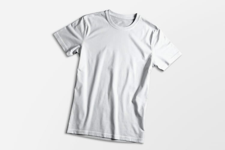 Folded Shirt Apparel Display Mockup Scene