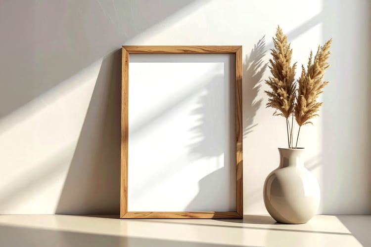 Frame Poster Wall Display Mockup Scene