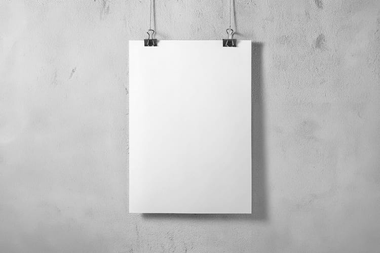 Hanging Rope Poster Mockup