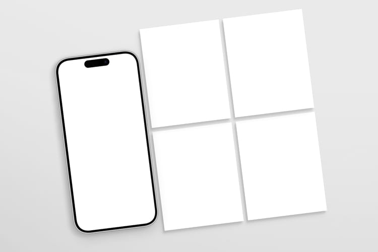 Instagram Feed Grid Mockup