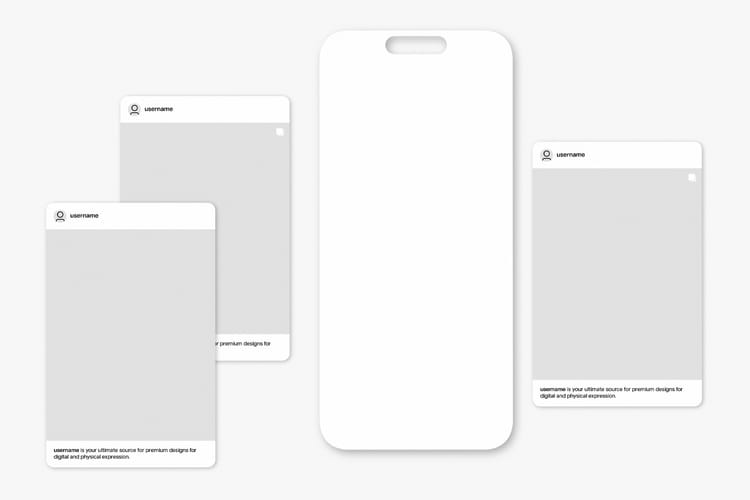 Instagram Feed Mockup Collection
