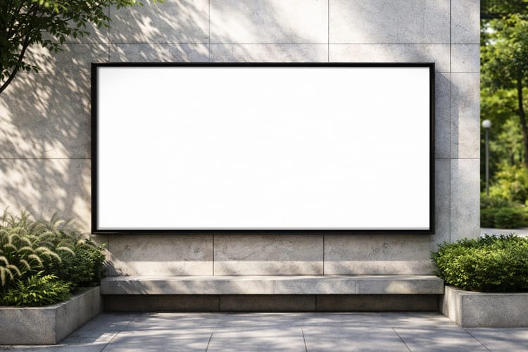 Minimal Billboard Mockup