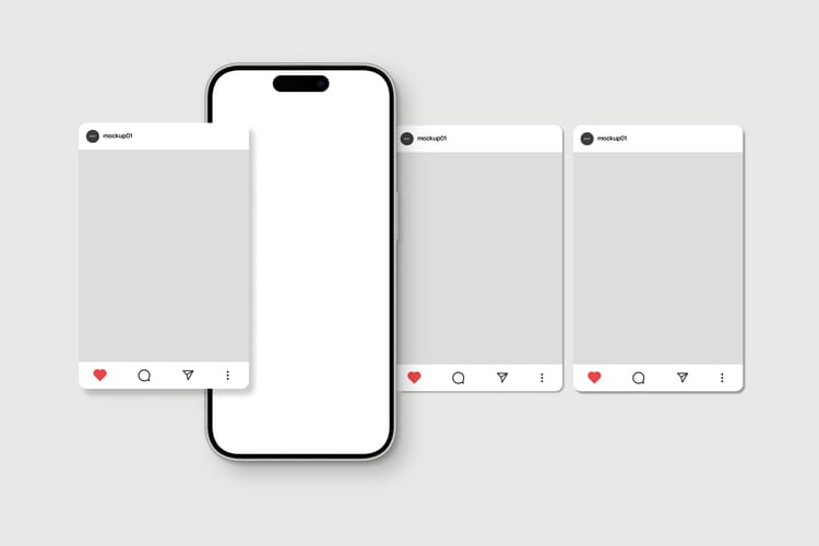 Minimal Home Interior Instagram Post Mockup