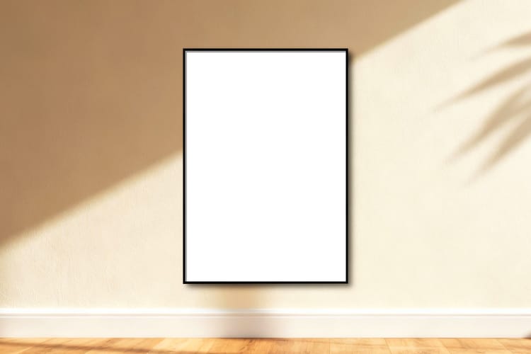 Minimalist Frame Poster Mockup