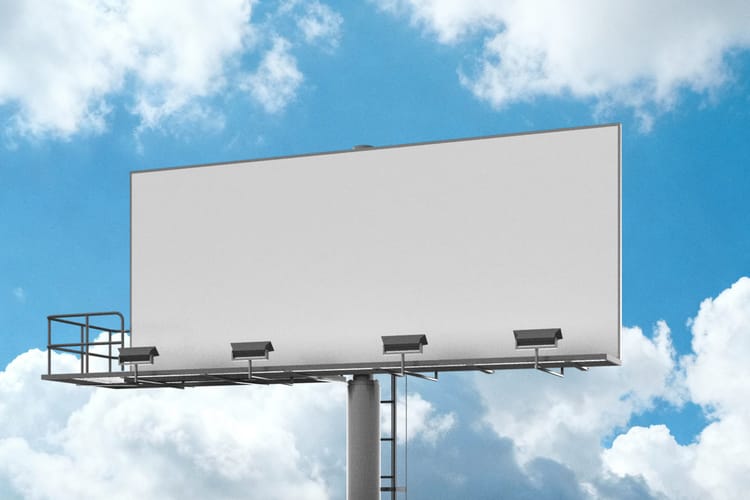 Modern Outdoor Billboard Mockup