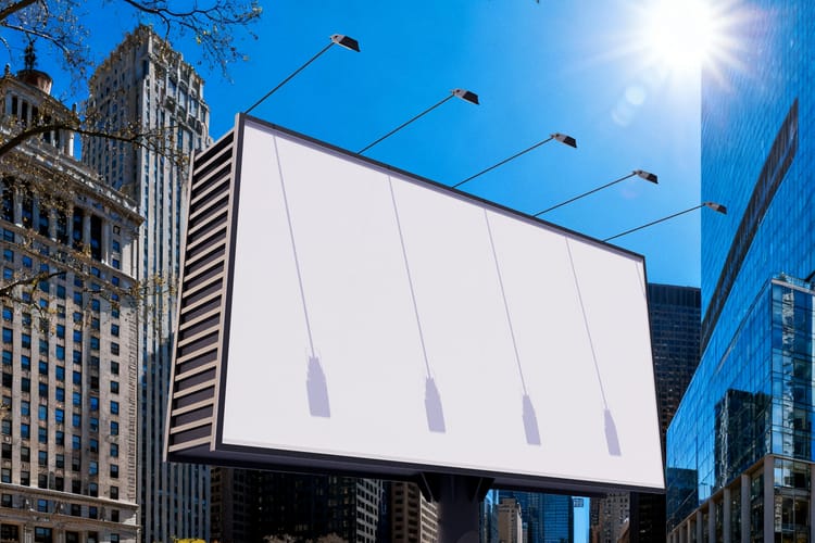 Outdoor Advertising Billboard Mockup